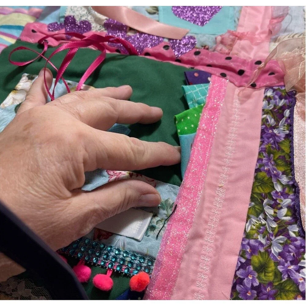 Fidget Quilt!  Pastel colors/bright and cheerful